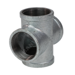 Крест прямой чугун Ду 15 (1/2") ВР/ВР Fittex PLUS