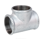 Тройник прямой чугун оц Ду 40 (1 1/2") ВР/ВР Fittex