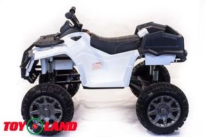 Детский электроквадроцикл Toyland Grizzly Next белый