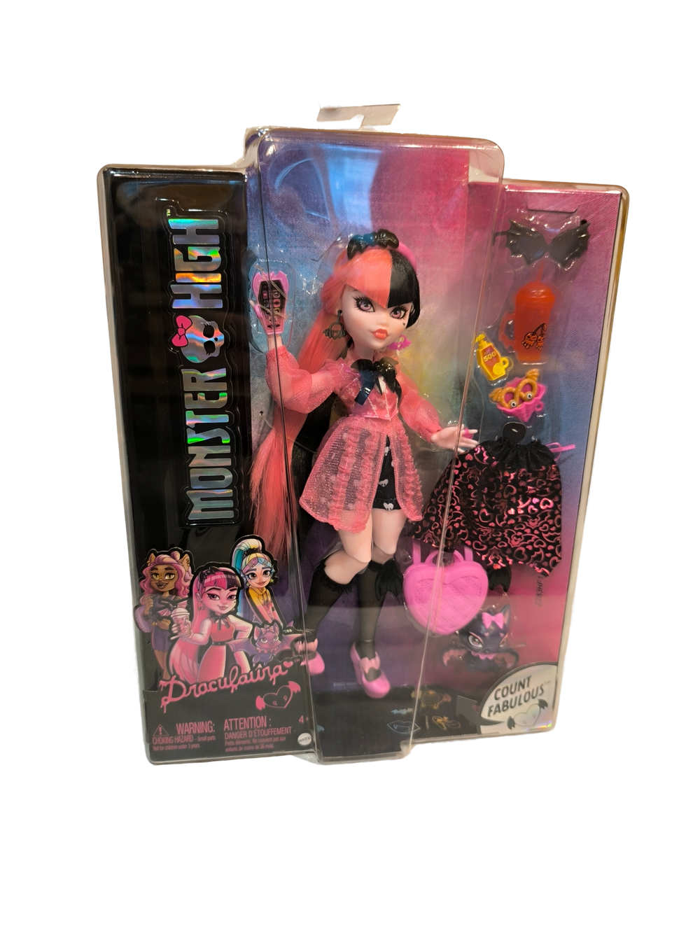 Кукла Monster High «Draculaura» HHK51 — популярная героиня