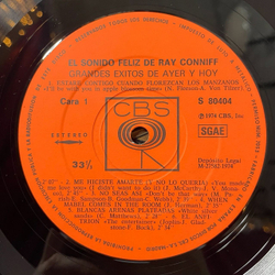 Винтажная виниловая пластинка LP The Happy Sound Of Ray Conniff (Spain 1974)