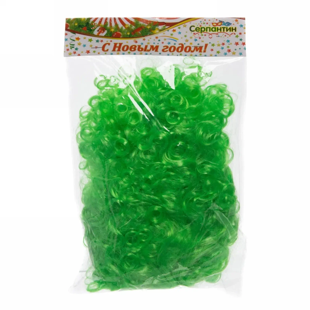 Парик карнавальный «Афро кудри», Салатовый