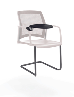 Rewind стул на кантилевере со спинкой-сеткой