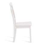 Стул GOLFI (Гольфи) дерево гевея/мдф, 44x54x95, pure white (402)