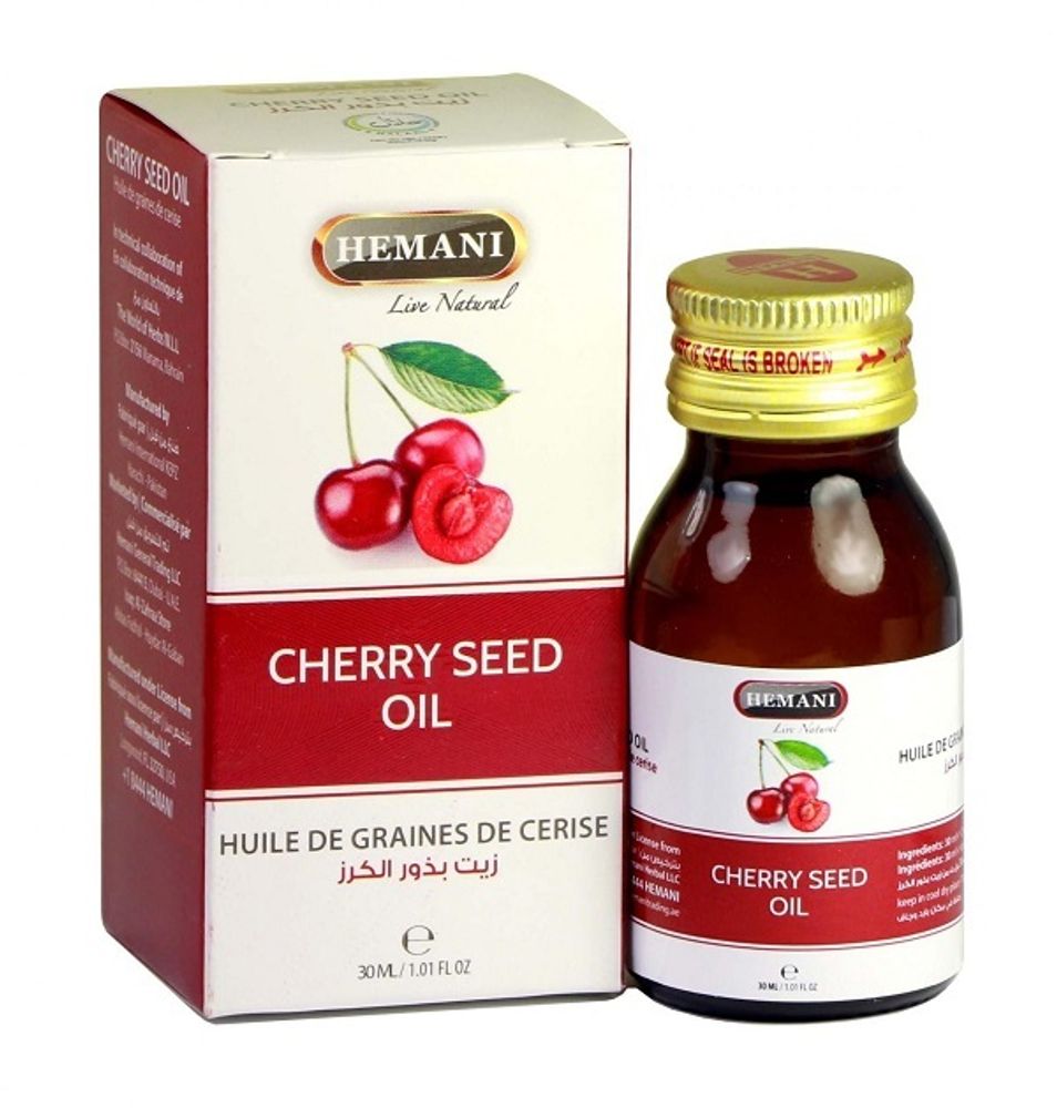 Масло Hemani Вишневых косточек Cherry Seed Oil 30 мл