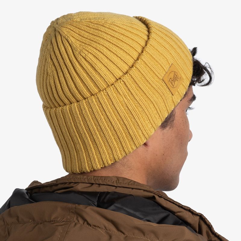 Вязаная шерстяная шапка Buff Hat Wool Knitted Ervin Honey Фото 7