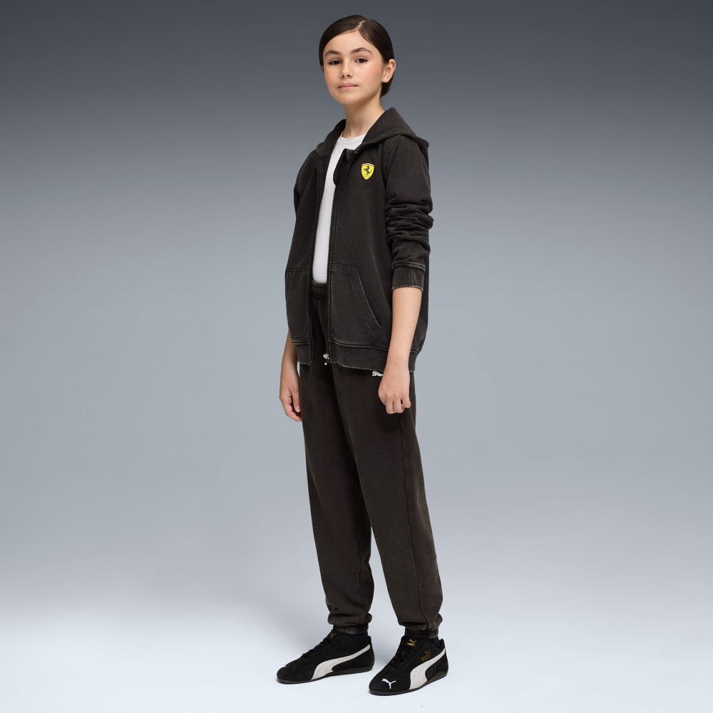 PUMA X SCUDERIA FERRARI СПОРТИВНАЯ ТОЛСТОВКА С КАПЮШОНОМ SPORTSWEAR, ЧЕРНЫЙ