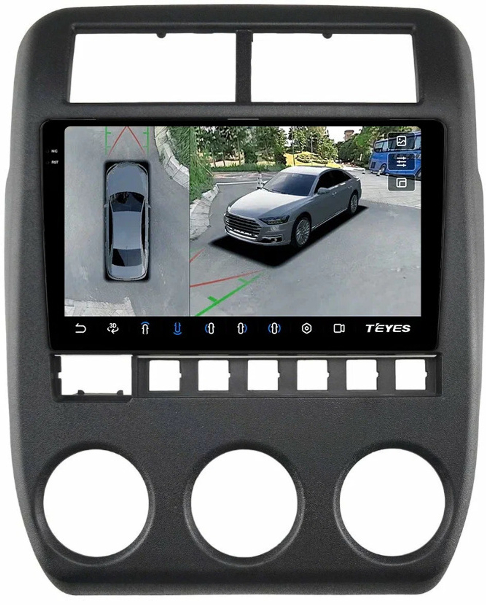 Магнитола для Lada 4x4, Niva Legend, Urban, Bronto 2019-2023+ - Teyes CC3-2K-360 на Android 10, 2K QLED, 6Гб+128Гб, CarPlay, 4G SIM-слот, 4 камеры в комплекте