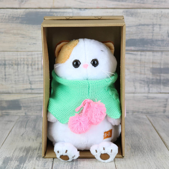 Котик Ли-Ли в бирюзовом снуде