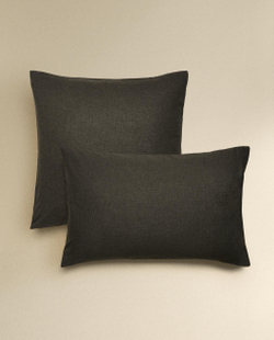Наволочка Zara Home, хлопок 90%, однотонный, 5150/091