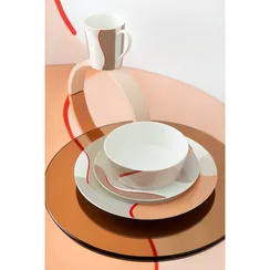 Набор из 2 тарелок бежевого цвета Freak Fruit, Ø27см