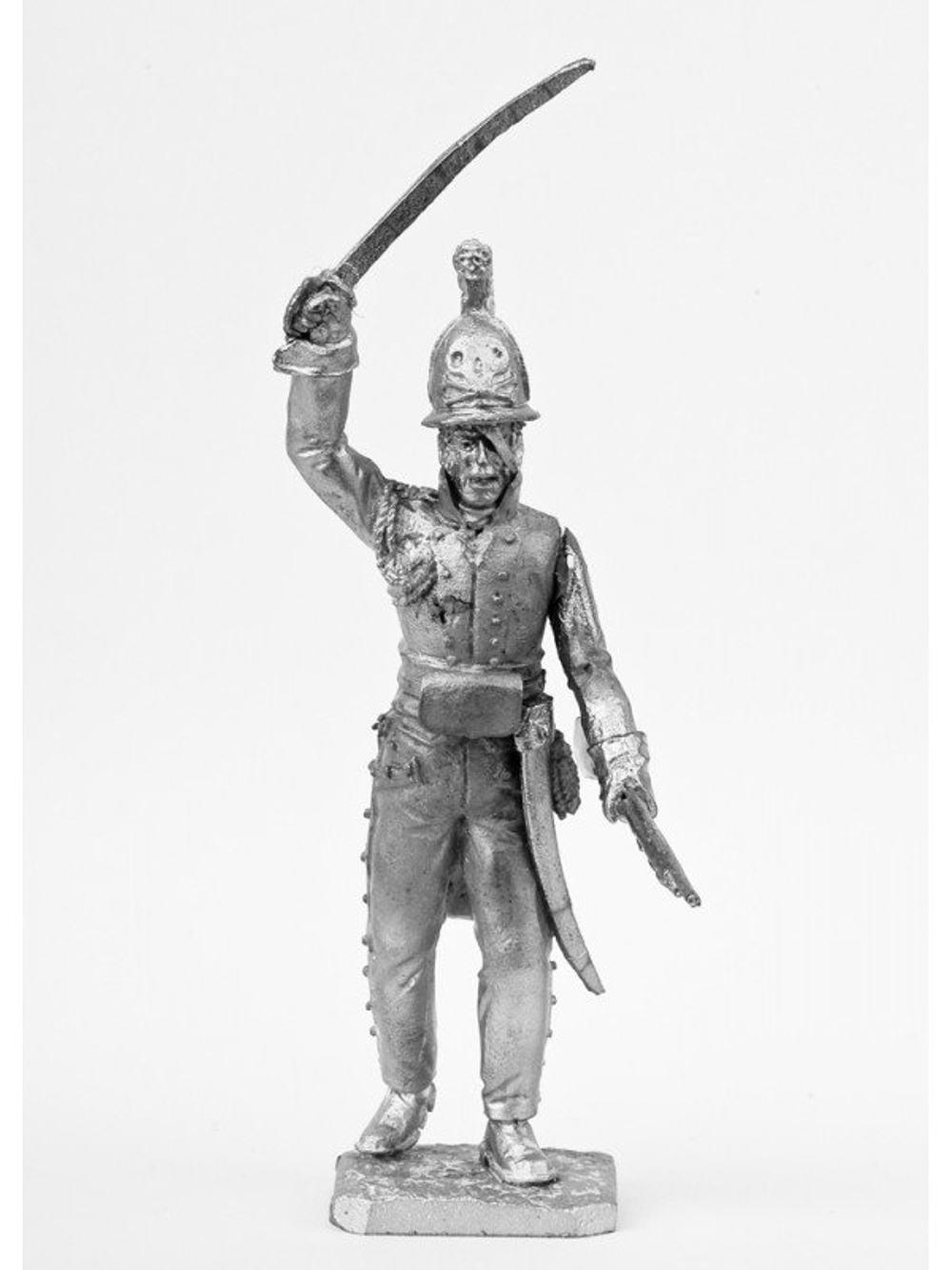 Оловянный солдатик Офицер добровольческого корпуса Крокова, 1807 г.
