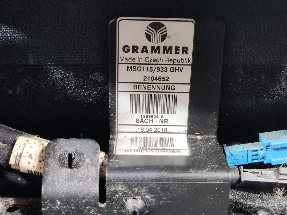 Сиденье водительское пневматическое 2018г