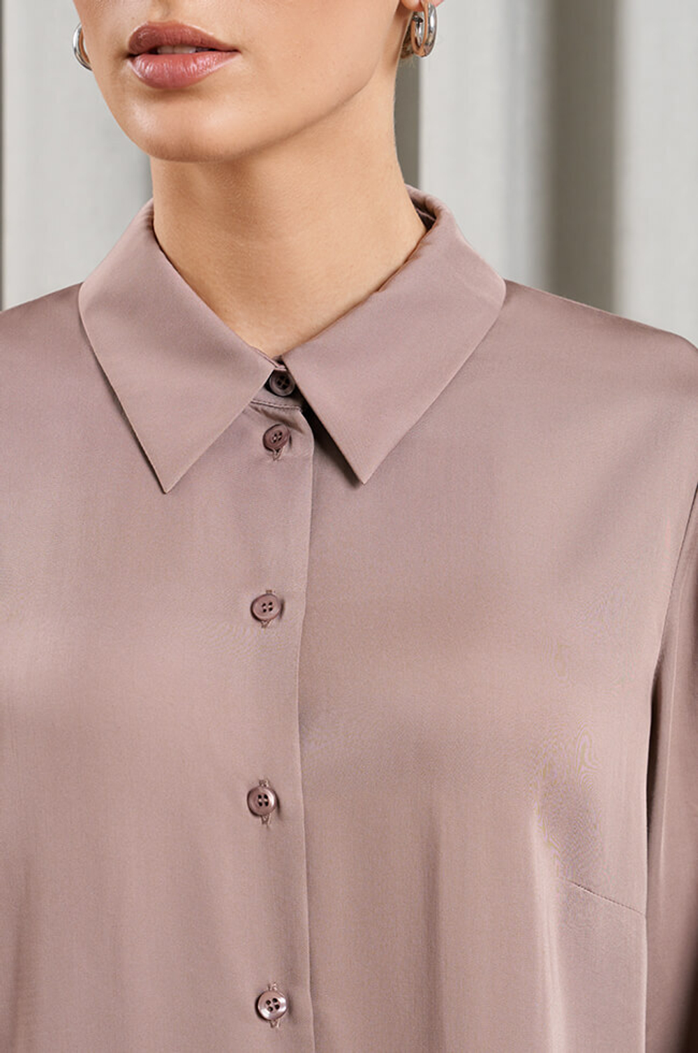 22880 Блузка женская (кофейный)