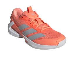 Женские Кроссовки теннисные Adidas Adizero Ubersonic 5 W - beam orange/grey/white