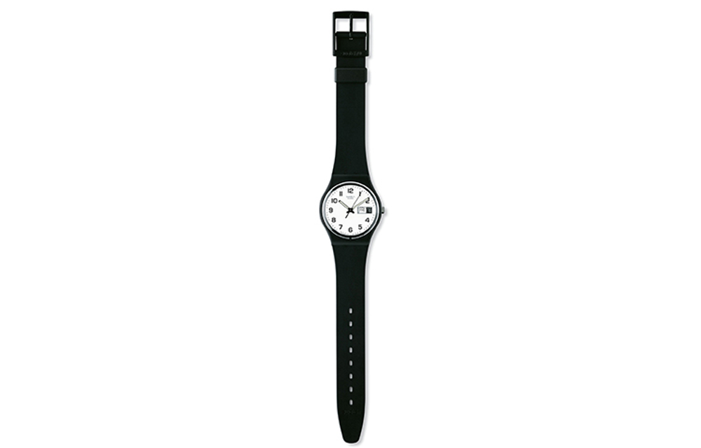 SWATCH Unisex 34mm White Watch GB743