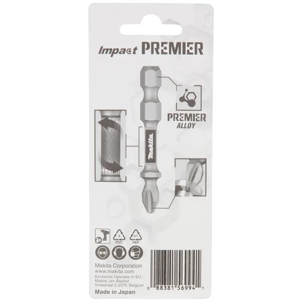 Насадка PH2х50 мм Impact Premier E-form Makita E-03274