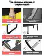 Батут с сеткой с Т-образной ручкой, диаметр 5 фт