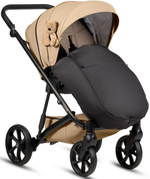 Детская коляска Tutis Viva 6 Plus Teddy 3 в 1 с автокреслом Elo Lux EduSky Black 1612111 Creamy