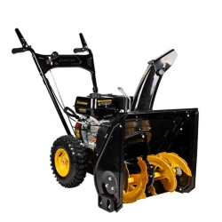 CHAMPION ST553 снегоуборщик бензиновый 5.5 л.с. ковш 53 см, выброс 11 м, 4 вперед/1 назад