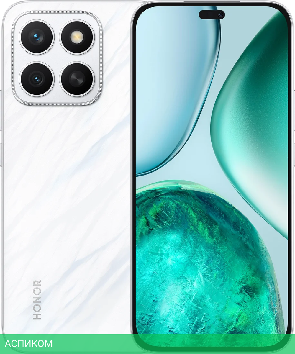 Смартфон Honor X8c 8GB/256GB Moonlight White (ABR-LX1)