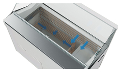 Витрина для мороженого Carboma Bliss IC72 SL 1,3-1 брендированная