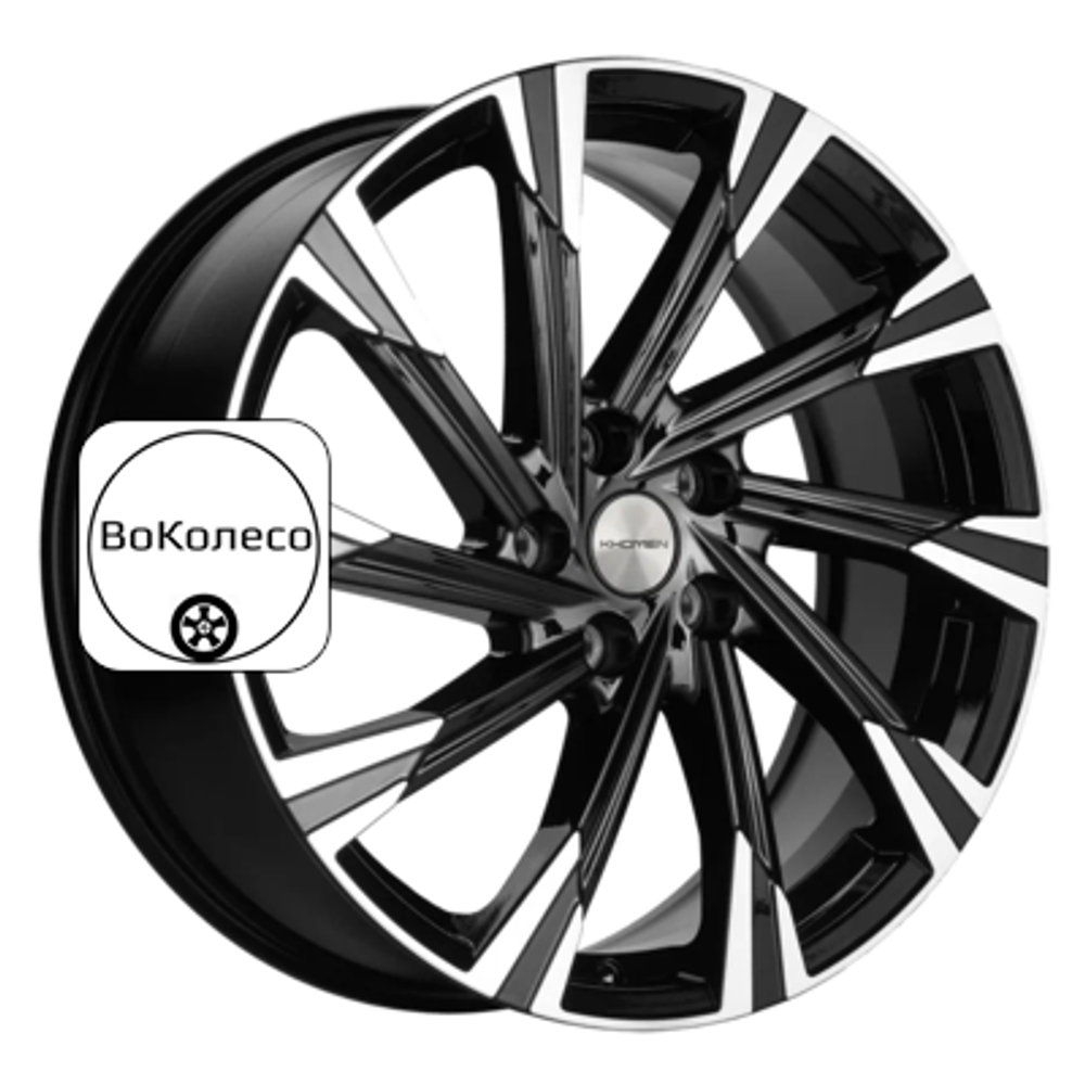 7,5x19/5x114,3 ET45 D60,1 KHW1901 (Geely Atlas/Atlas Pro) Black-FP Khomen Wheels