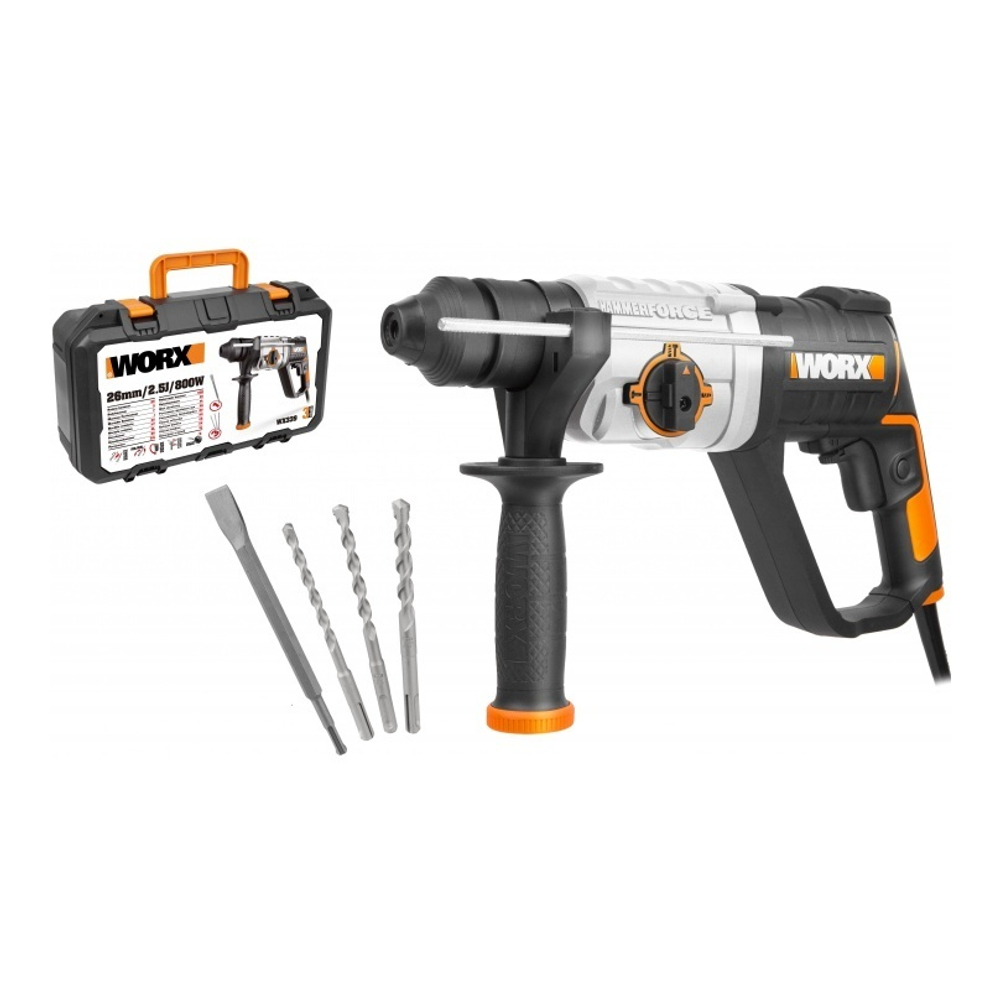 Перфоратор Worx WX339, 800 Вт