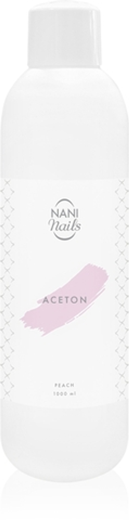 NaniNails NANI Peach - Чистый ацетон для удаления гель-лака, 1000 ml