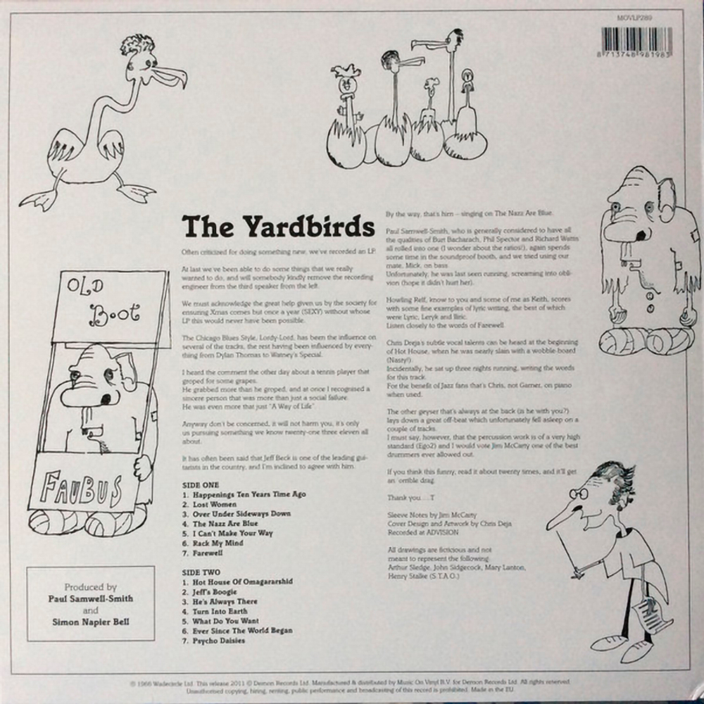 The Yardbirds / Roger The Engineer (LP)
