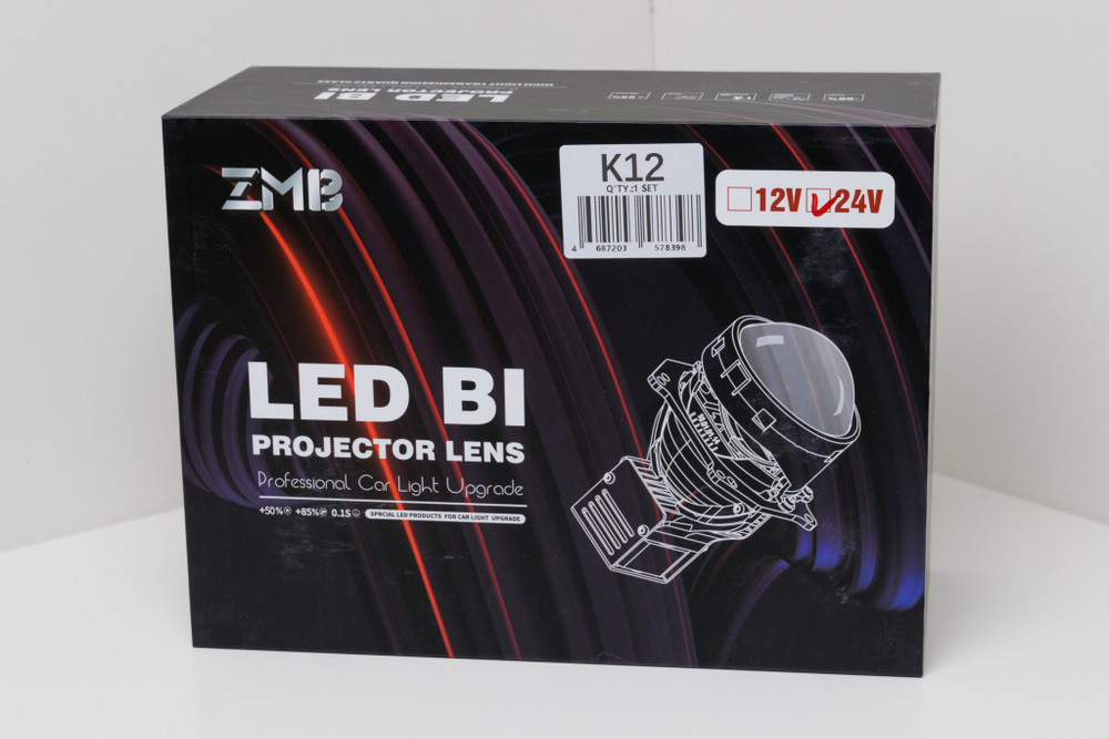 ZMB Bi-Led K12 3.0" 2 чипа 2 отражателя 5500к 24V