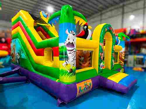 Коммерческий надувной батут «Сафари-джунгли 2» 6*5*4,2 м