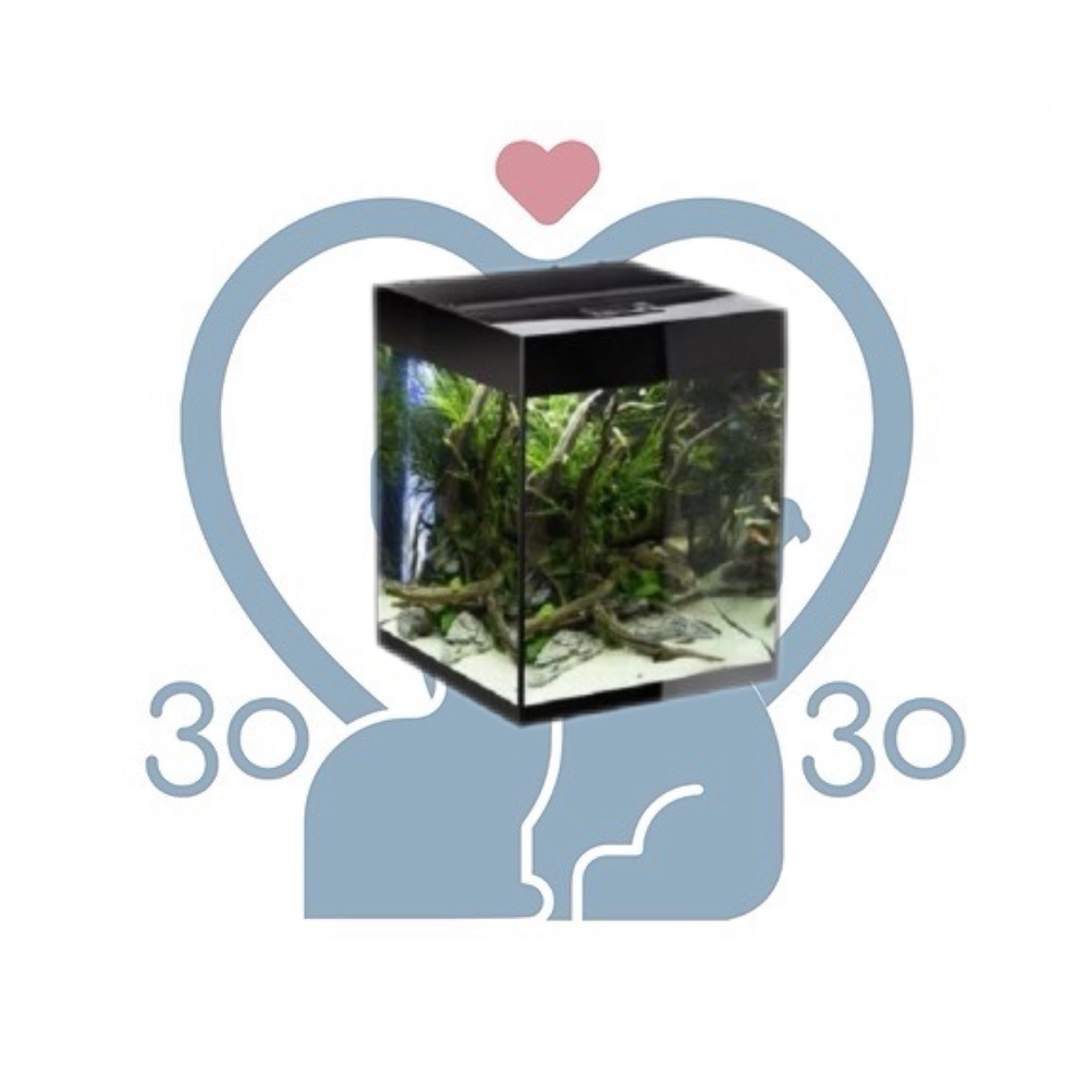 Aquael Тумба Glossy Cube черная 50x50x63 см., куб, 135 л.