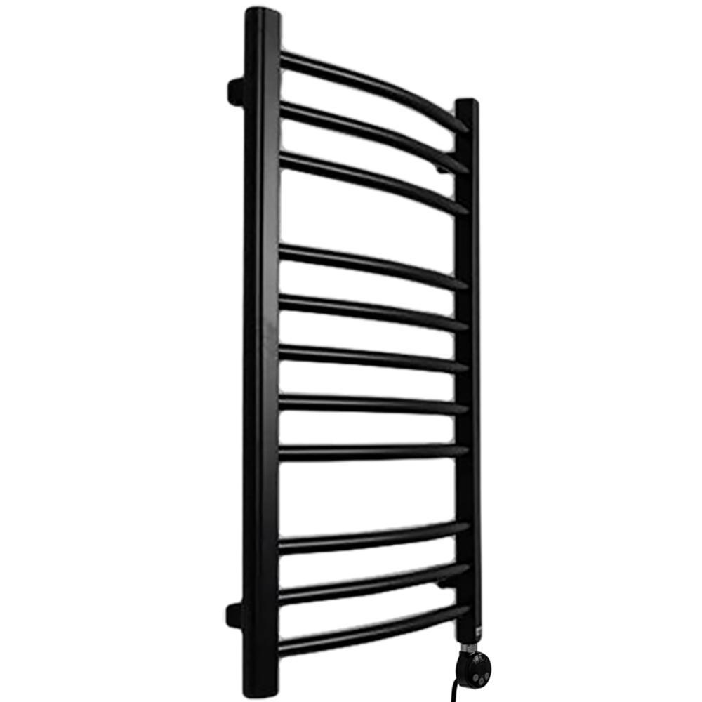 Полотенцесушитель GROIS Todor GR-014 500х800 П11 (3+5+3) RAL9005 черный матовый, (1 шт)