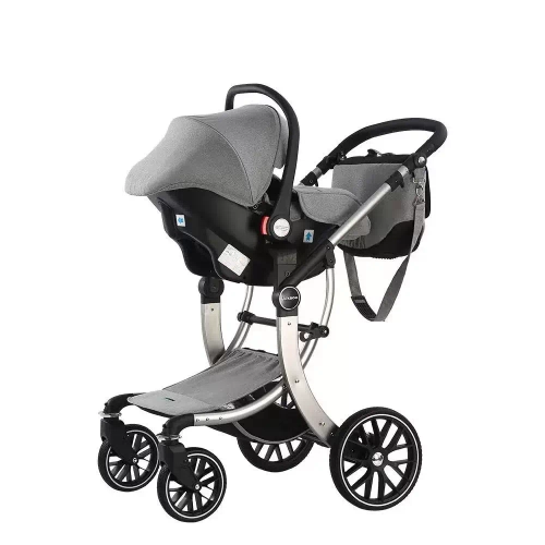 Детская коляска Luxmom 601A 3в1 (серый)