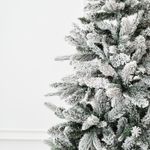 Заснеженная елка «Bourget» (Литая+пвх) 270 см / 2,7 м