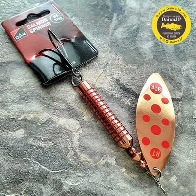 Блесна DAM SALMON SPINNER COOPER/RED 30g