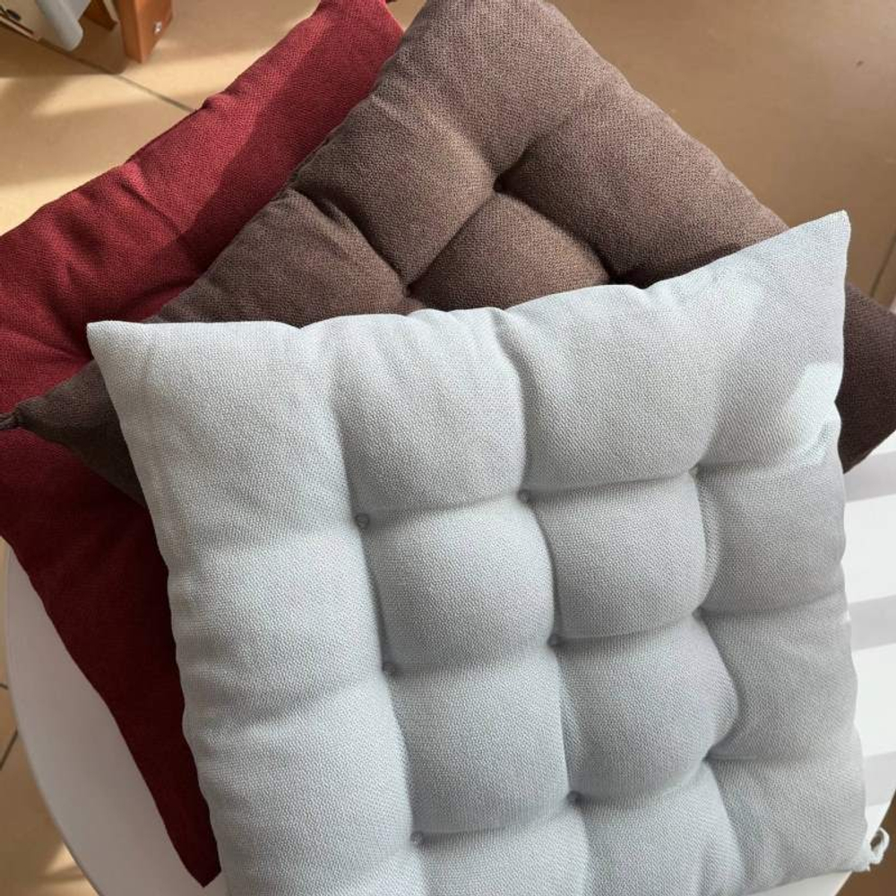 Подушка декоративная на стул Alvesta, полиэстер/полиэфир, красный