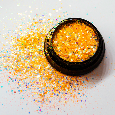 АФН, Глиттер "Megamix" в черной банке QTA17, 1 шт