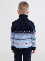 Свитер вязаный с горлом "Северное сияние"