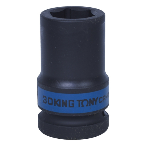 KING TONY (843530M) Головка торцевая ударная глубокая шестигранная 1", 30 мм