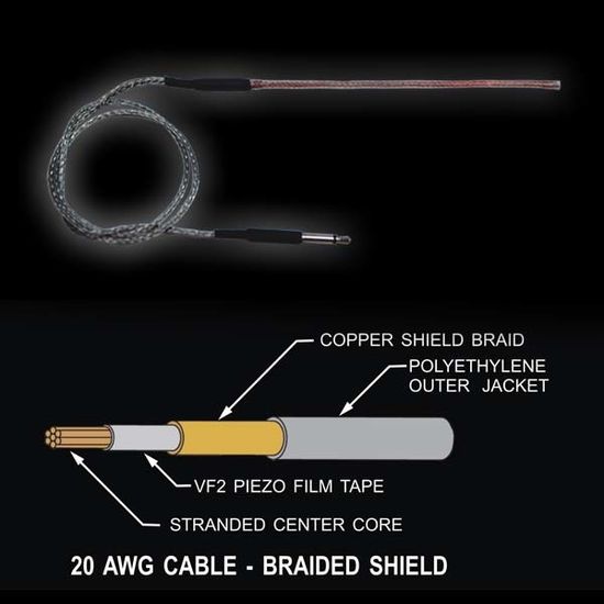 OMEGA-II Пьезо-датчик (звукосниматель) под порожек для акустической гитары, Belcat