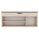 Тумба для обуви большая, цвет дуб сонома / антрацит 07