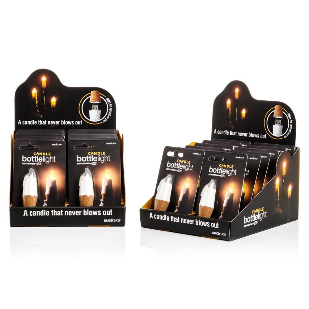 Пробка для бутылки Bottlelight с подсветкой и USB