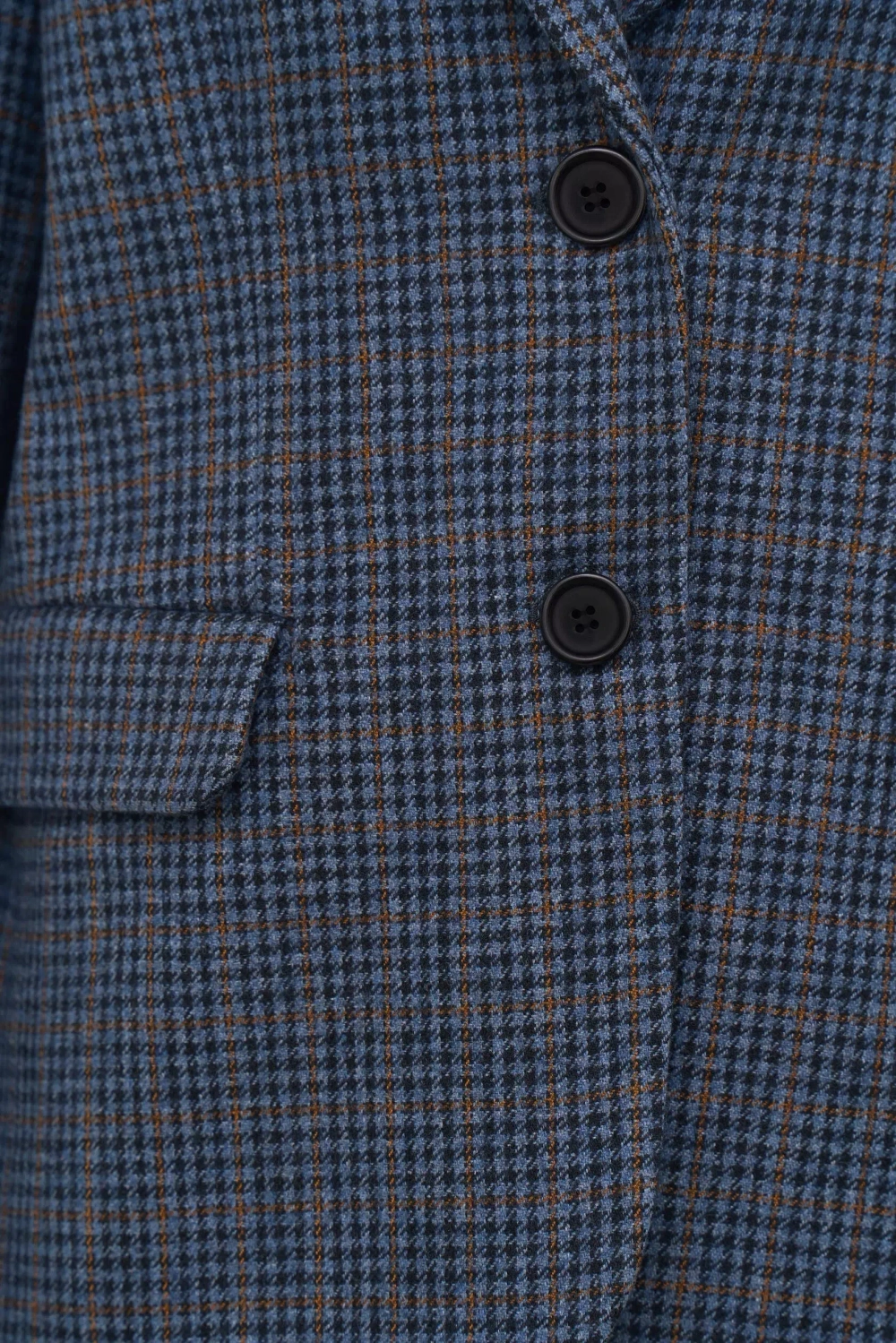 Жакет в клетку, Синий