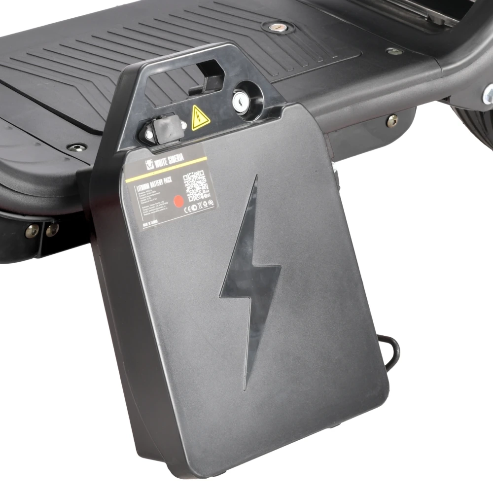 Электроскутер Cityсoco WHITE SIBERIA PRO MAX + 3950W 21AH Красный