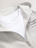 Футболка и жилет с капюшоном в комплекте для мальчика Next E43-866, Серый, Белый