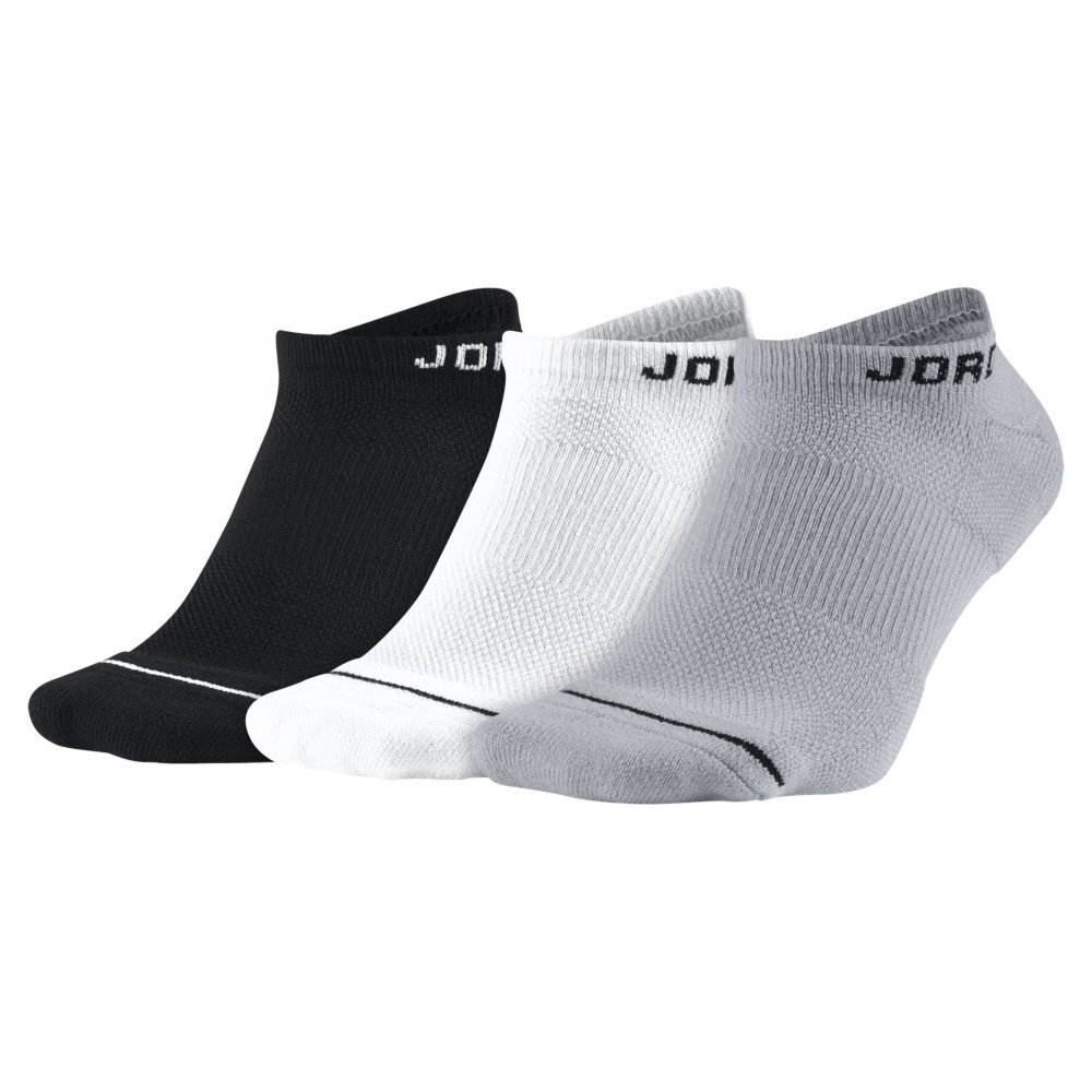 Носки Jordan Jumpman No-Show 3PPK "Black/White/Grey"