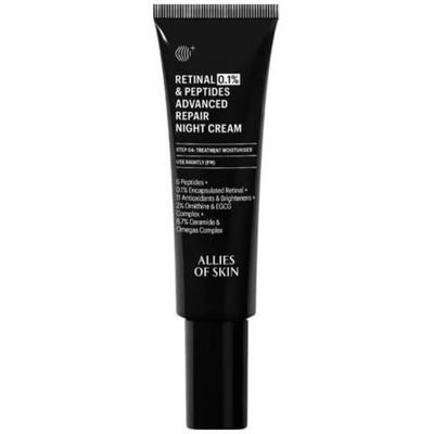 Интенсивный ночной крем с ретиналем ALLIES OF SKIN  0.1% Retinal & Peptides Advanced Repair Night Cream 48 мл