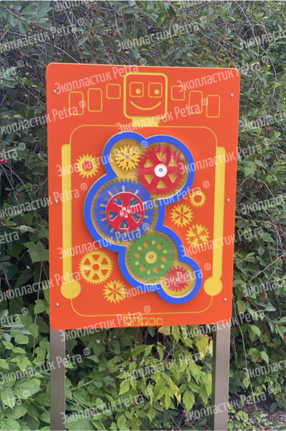 Уличный игровой развивающий модуль Занимательная механика